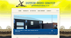 Desktop Screenshot of dutchseedgroup.com